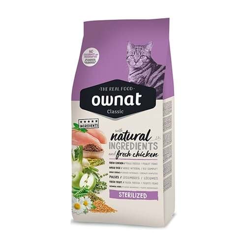 Ownat Sterilised Tavuklu 1.5 kg Kısırlaştırılmış Yetişkin Kedi Maması