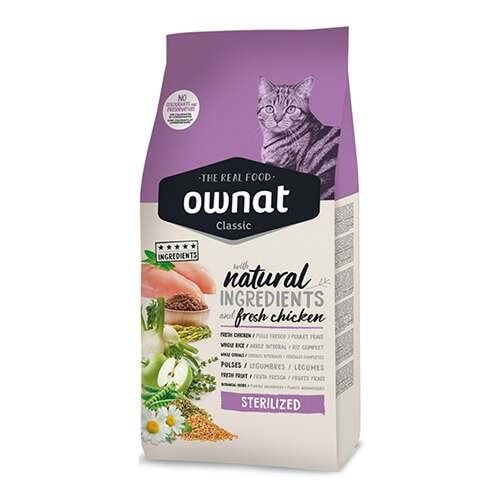 Ownat Classic Sterilised Tavuklu Kısırlaştırılmış Kedi Maması 4 Kg