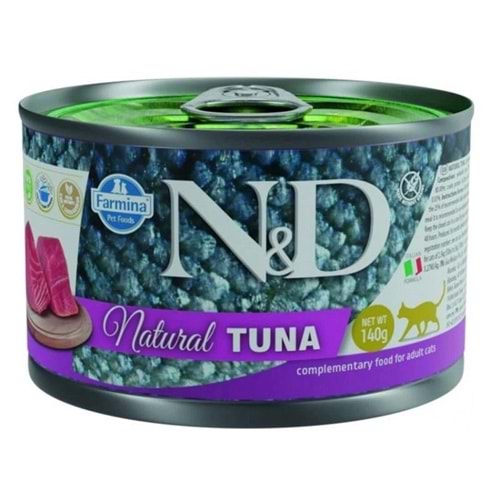 N&D Natural Ton Balıklı Kedi Konservesi 140 Gr