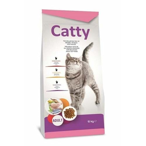 Catty Tavuklu 15 kg Yetişkin Kuru Kedi Maması