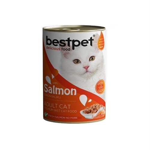 BestPet Somon Balıklı Yetişkin Kedi Konservesi 400gr