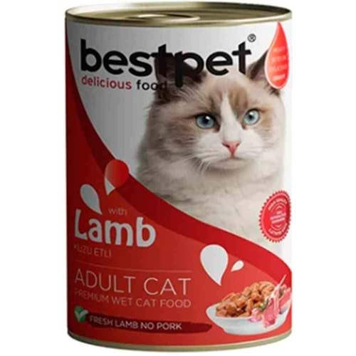 BestPet Kuzu Etli Kedi Konservesi 400gr