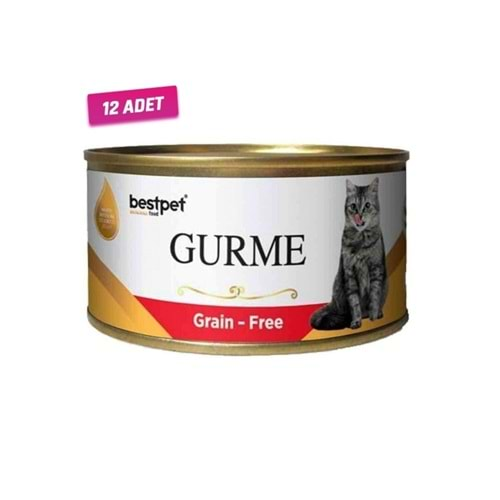 Best Pet Gurme Jöleli Kuzu Etli Yetişkin Kedi Konservesi 100 Gr - 12 Adet