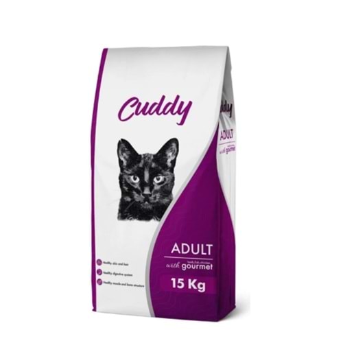 Cuddy Yetişkin Kedi Maması Gurme 15 kg