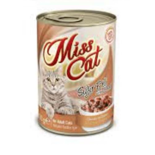 Miss Cat Sığır Etli Parça Taneli Kedi Konserve 400 Gr.