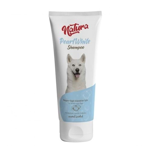 Natura PearlWhite Shampoo Beyaz Tüylü Köpekler İçin Şampuan 250 Ml