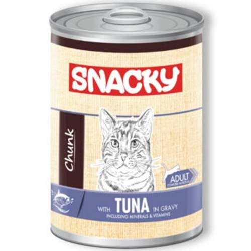 Snacky Adult Cat Tuna 400GR Kedi Konserve