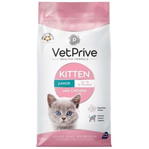 Vet Prive Tavuklu 10 kg Yavru Kedi Maması