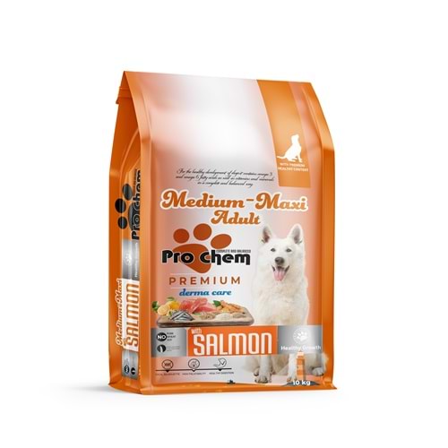 Pro Chem Medium Maxi Somonlu Yetişkin Köpek Maması 10 KG
