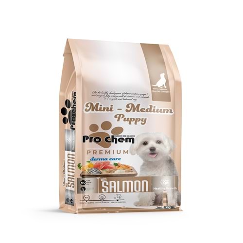Pro Chem Mini Medium Somonlu Yavru Köpek Maması 10 KG