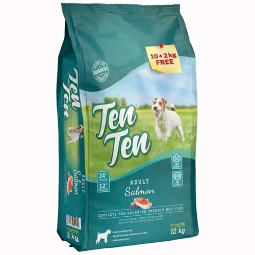 Tenten Somonlu Yetişkin Köpek Maması 12 kg