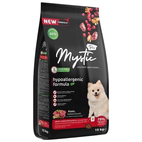 Mystic Pro Kuzu Etli 15 kg Mini Irk Yetişkin Köpek Maması