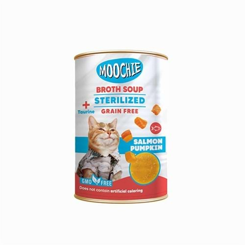 Moochie Et Suyu İçerisinde Somon Balıklı ve Balkabaklı Çorba Kısır Kedi Ödülü