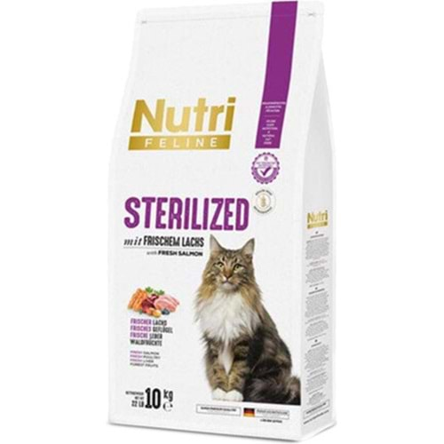 Feline Adult Sterilised Kısırlaştırılmış Somonlu Yetişkin Kedi Maması 10 Kg