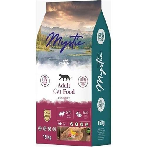 Mystic Az Tahıl Yetişkin Kedi Maması Gurme15 Kg