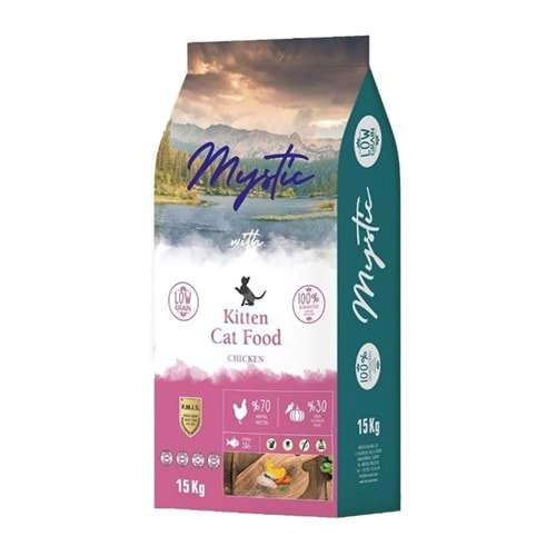 Mystic Az Tahıllı Tavuklu 15 Kg Yavru Kedi Maması