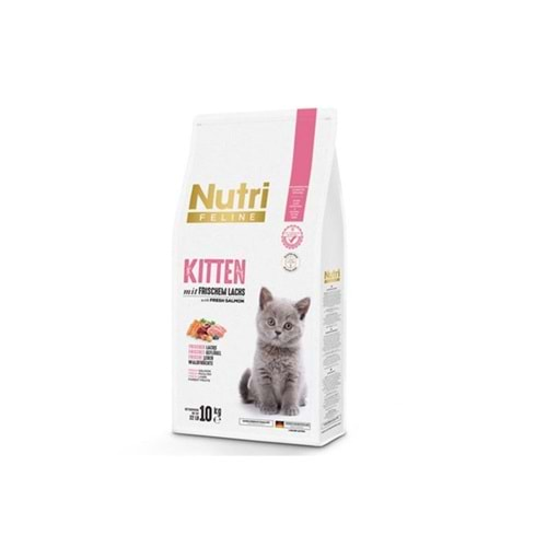 Nutri Feline Kitten Somonlu Yavru Kedi Maması 10 Kg