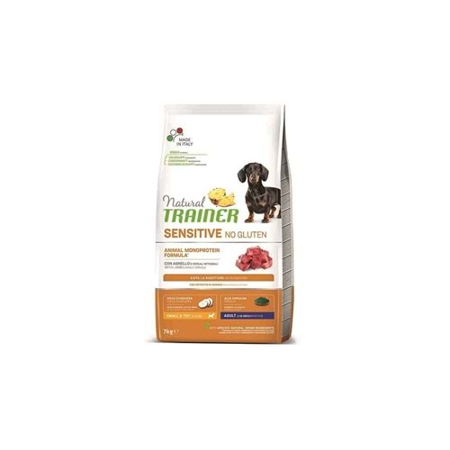 Natural Trainer Dog Sensıtıve No Gluten Mını Adult Lamb 7 Kg