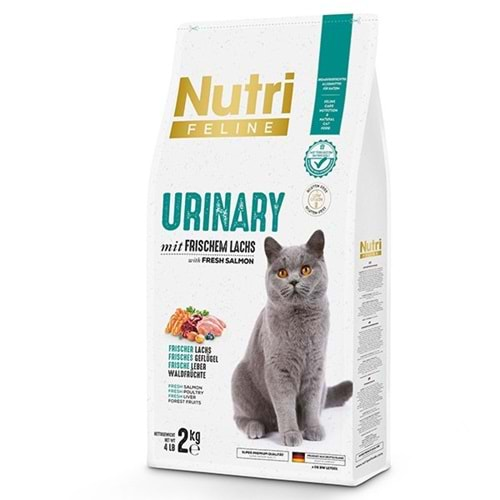 Nutri Urinary Böbrek Sağlığı Destekleyici Somonlu Düşük Tahıllı Yetişkin Kedi Maması 2 Kg