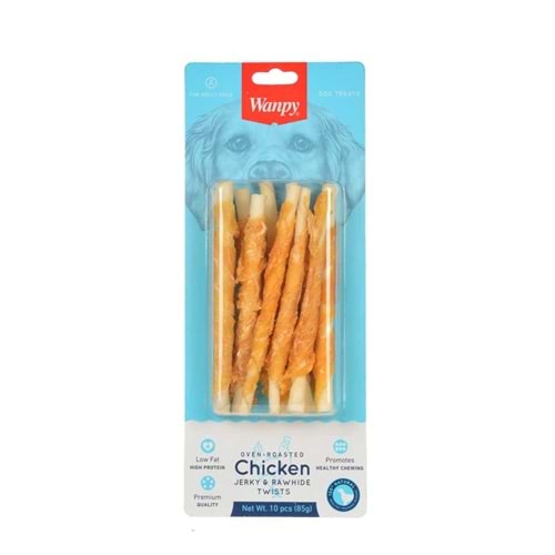 Wanpy Deri Üzerine Tavuk Sarılı 85 gr Köpek Ödülü