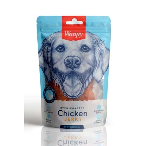 Wanpy Gerçek Tavuk Fileto 100 gr Köpek Ödülü