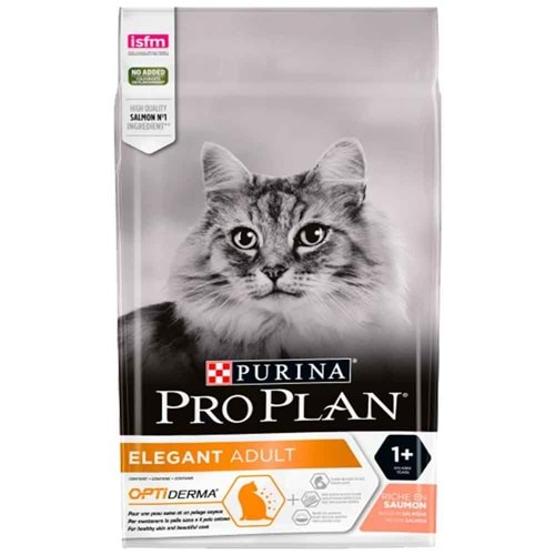 Pro Plan Elegant Derma Plus Somonlu Yetişkin Kedi Maması 3kg