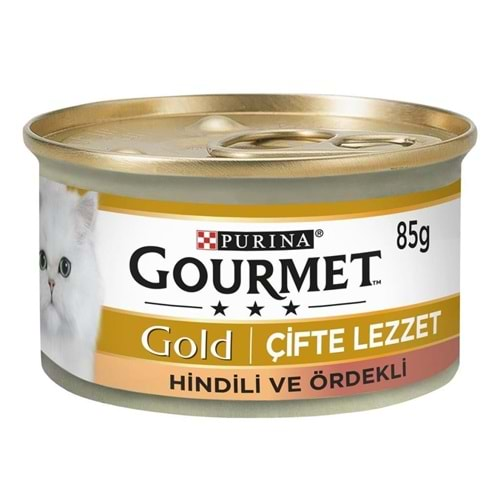 Gourmet Gold Hindili Ördekli Kedi Konservesi 85 Gr