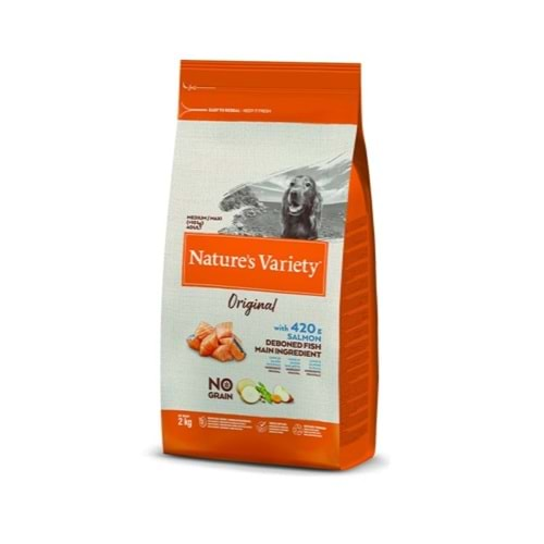 Nature's Variety No Grain Somonlu 2 Kg Tahılsız Med/max Irk Köpek Maması