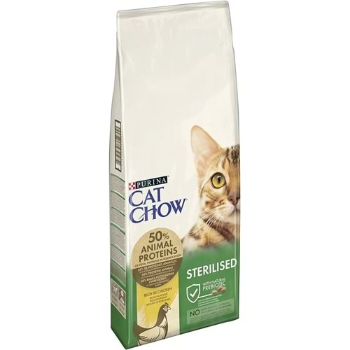 Purina Cat Chow Sterilised Tavuklu Kısırlaştırılmış Yetişkin Kedi Maması 15 Kg