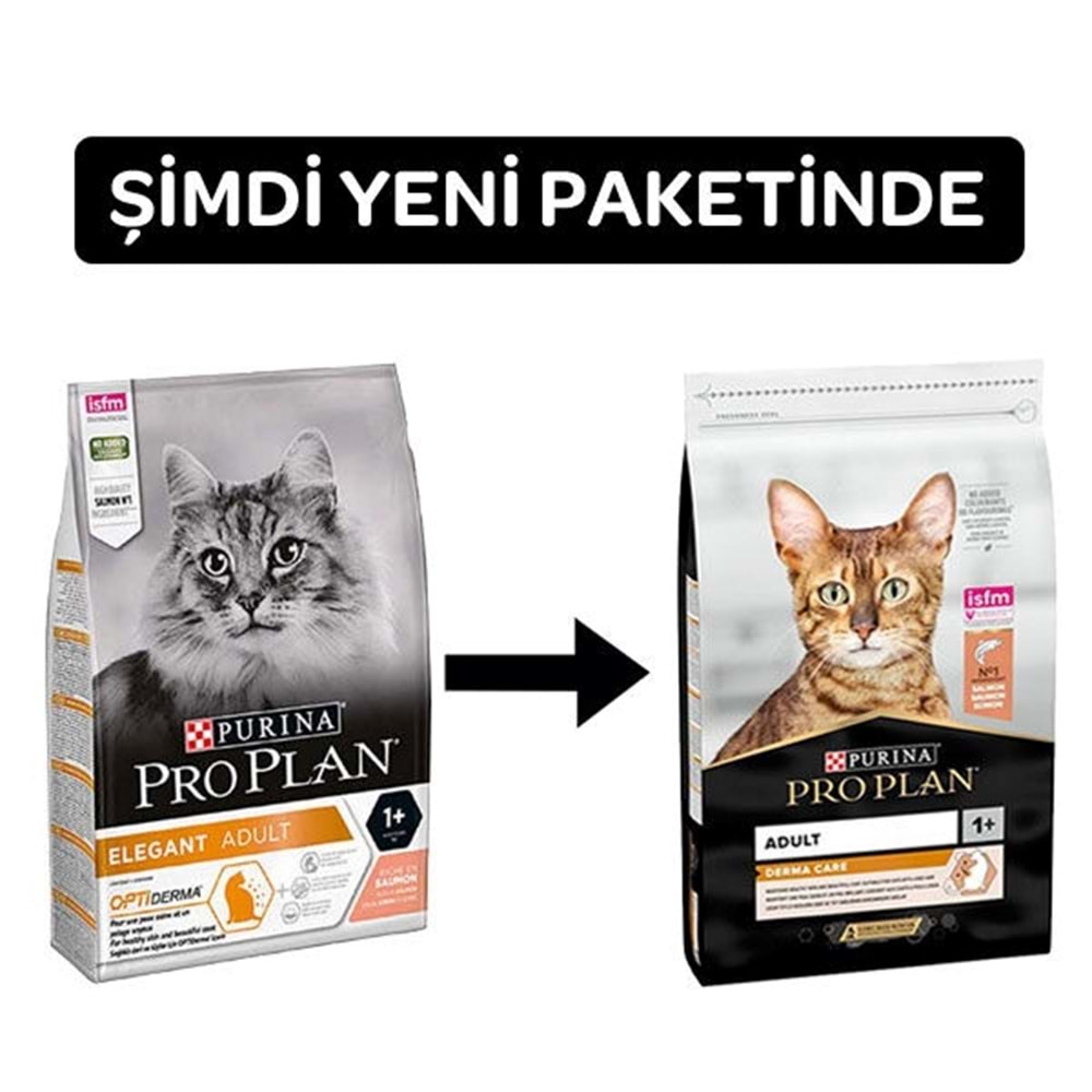 Pro Plan Elegant Derma Somonlu Yetişkin Kedi Maması 10 Kg